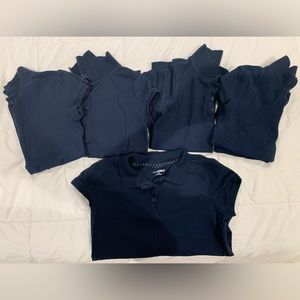 Girls Old Navy polos size 8 uniform